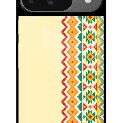 Ethnic Seamless Google Pixel 9 Glass Case
