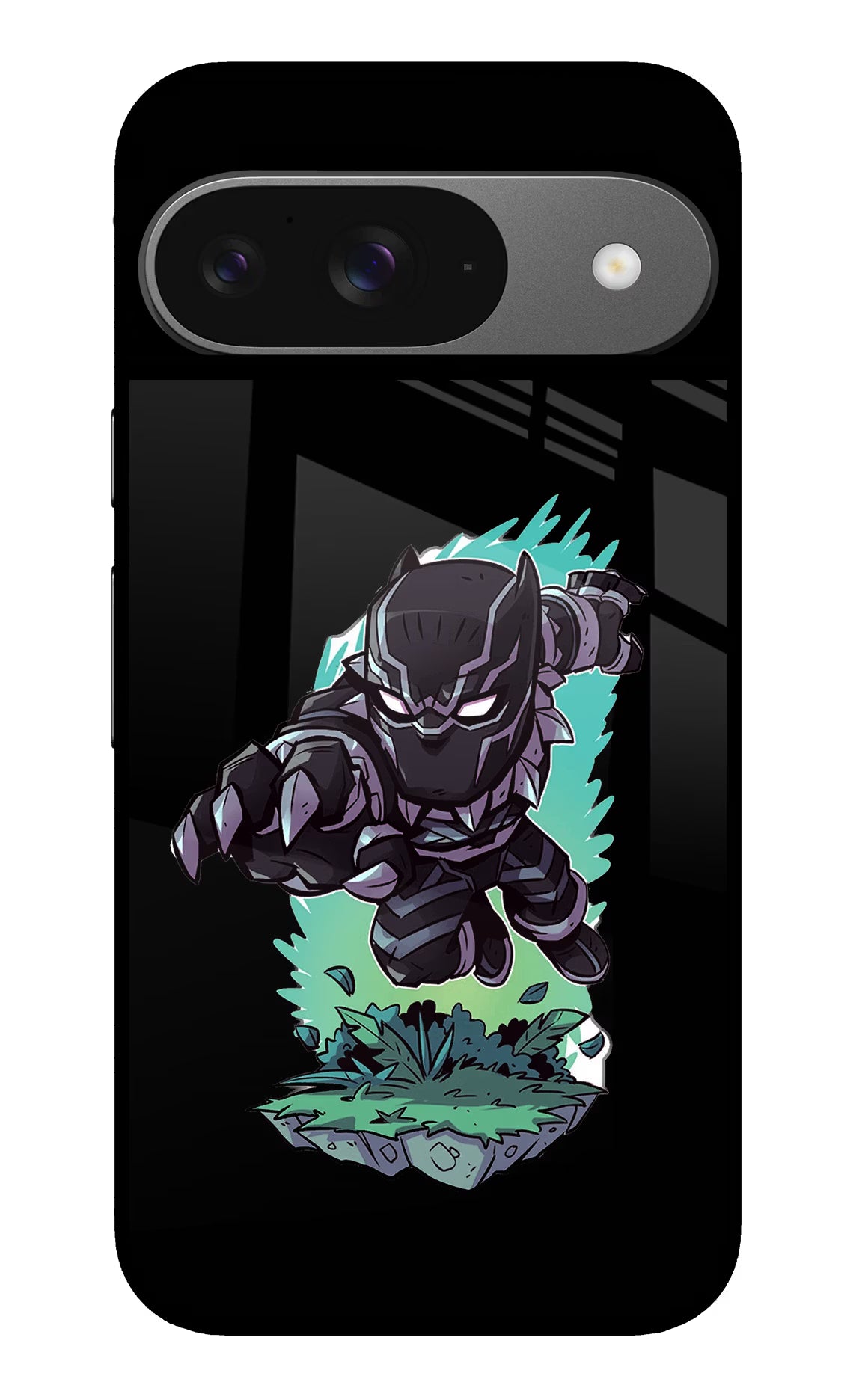 Black Panther Google Pixel 9 Glass Case