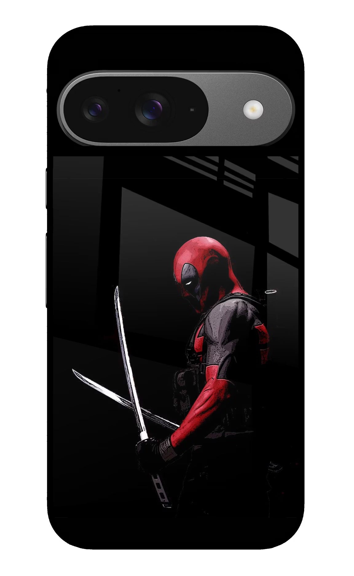 Deadpool Google Pixel 9 Glass Case Back Cover by Casekaro