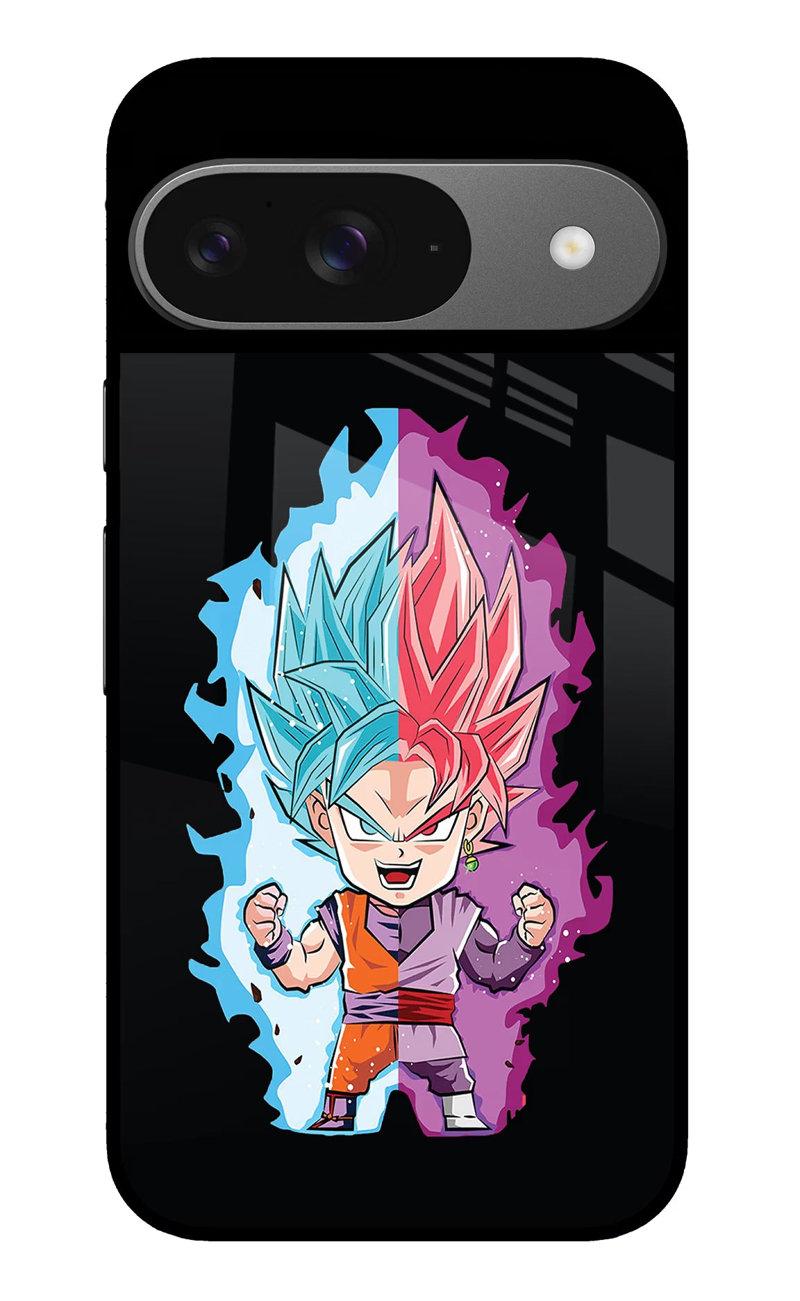 Chota Goku Google Pixel 9 Glass Case Back Cover by Casekaro