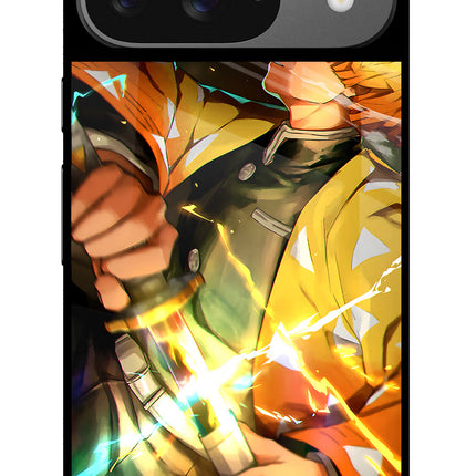 Demon Slayer Google Pixel 9 Glass Case