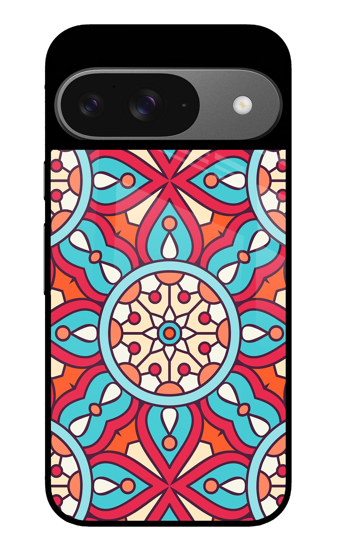 Mandala Geometric Google Pixel 9 Back Cover