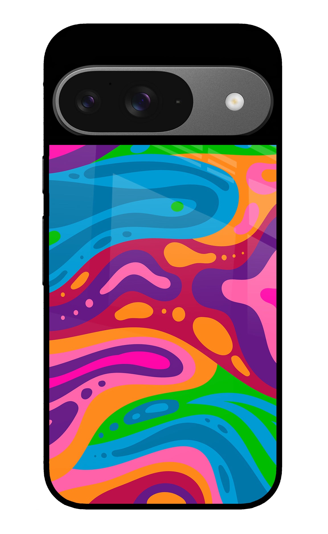 Trippy Pattern Google Pixel 9 Back Cover