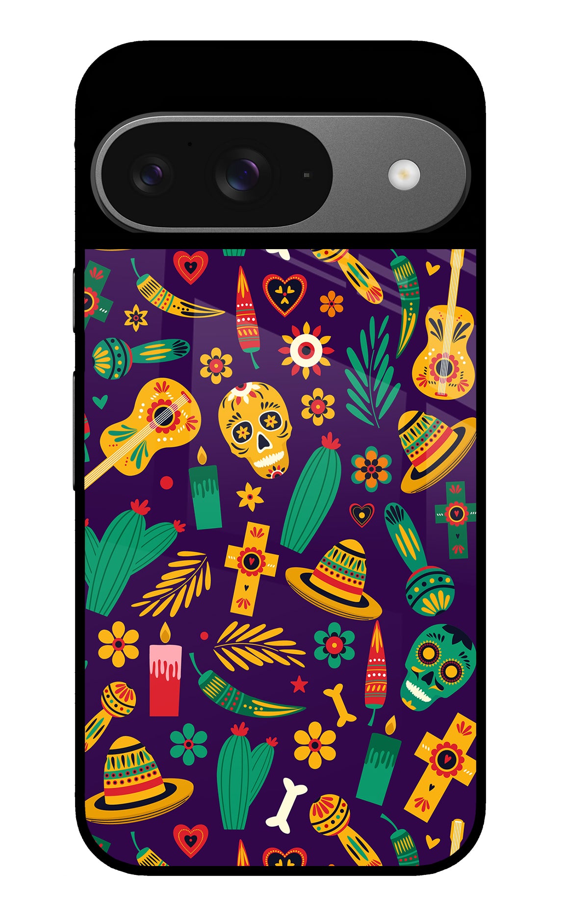 Mexican Artwork Google Pixel 9 Back Cover