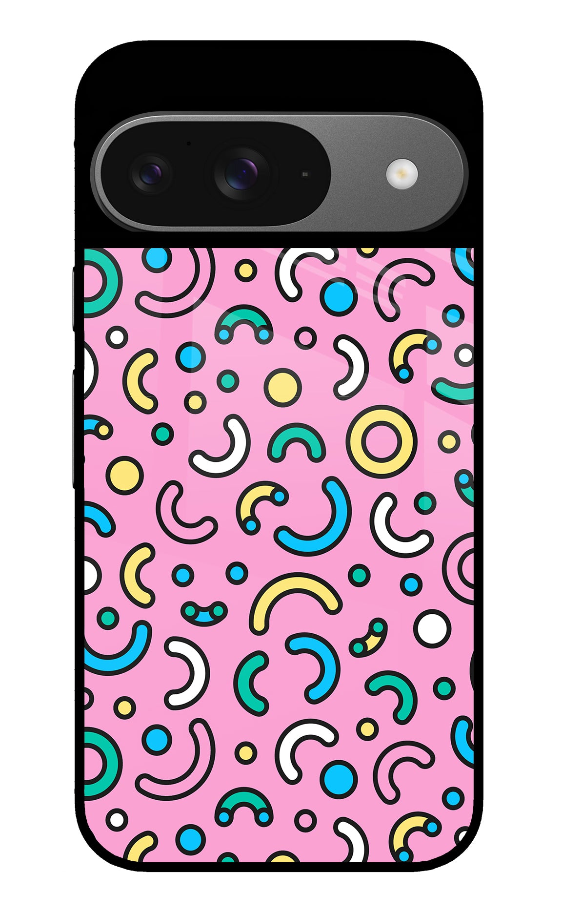 Memphis Design Google Pixel 9 Back Cover