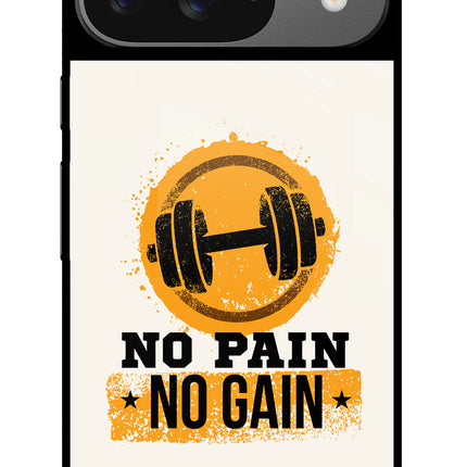 No Pain No Gain Google Pixel 9 Glass Case