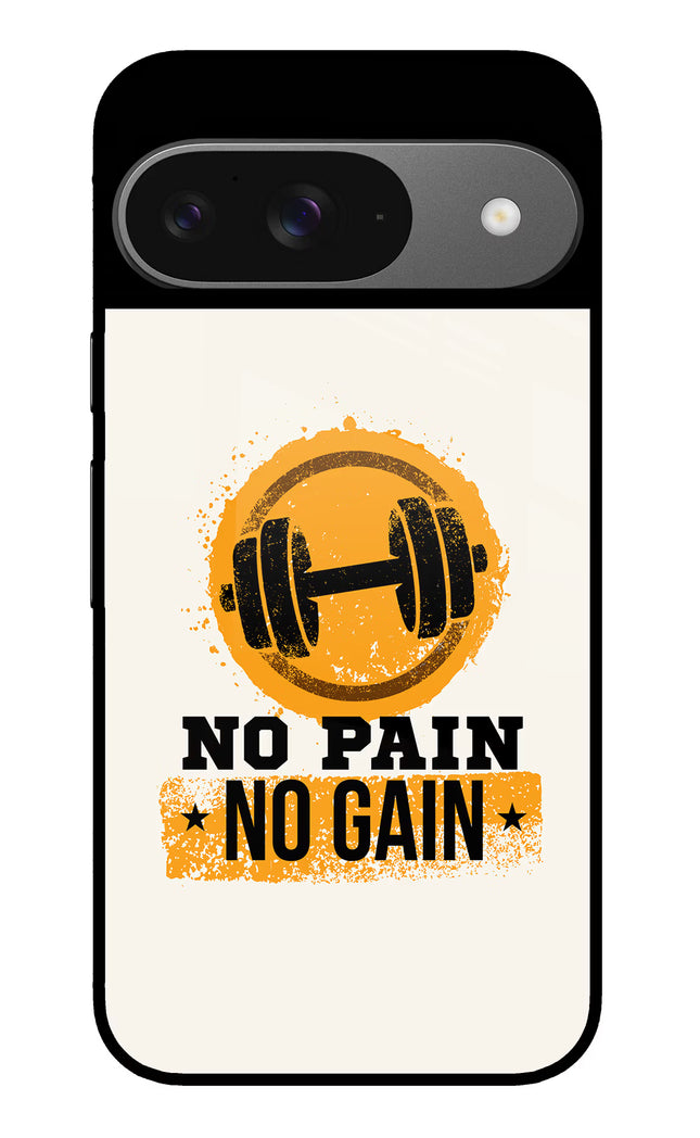 No Pain No Gain Google Pixel 9 Glass Case