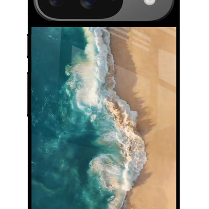 Ocean Beach Google Pixel 9 Glass Case