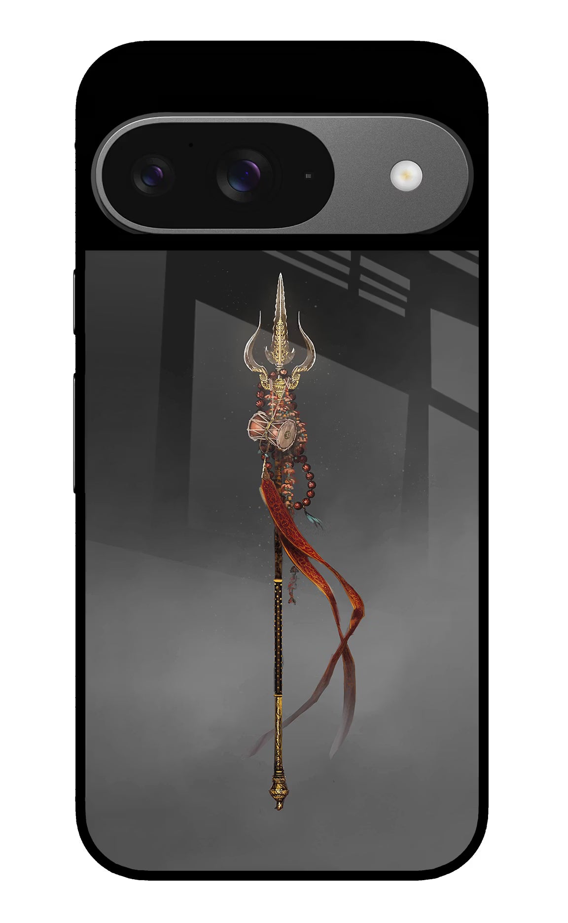 Shiv Trishul Google Pixel 9 Glass Case Back Cover by Casekaro