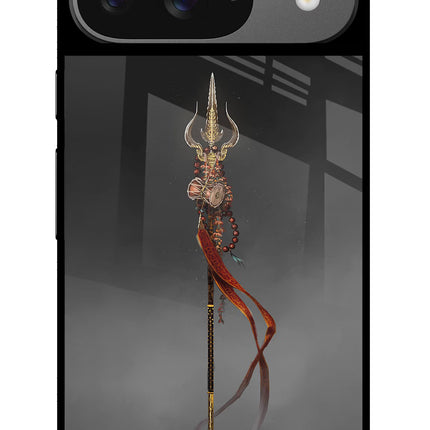 Shiv Trishul Google Pixel 9 Glass Case