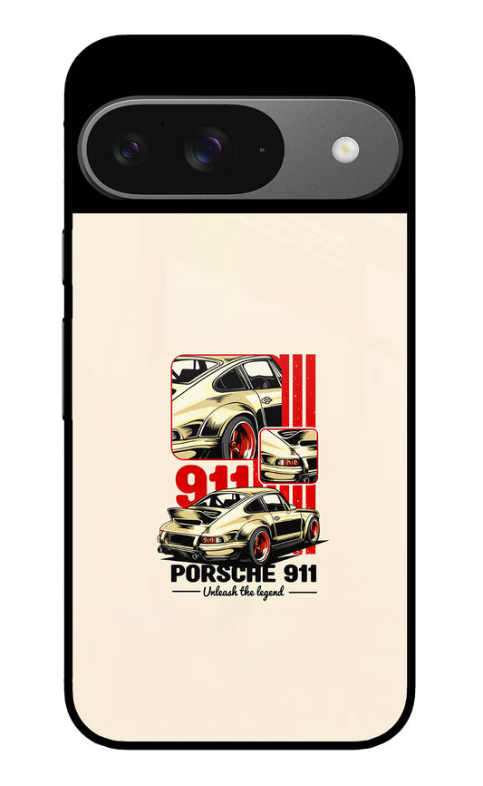 Classic Porsche 911 Google Pixel 9 Glass Case