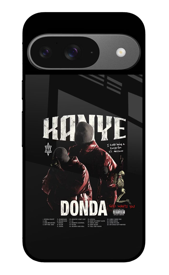 Donda Kanye West Google Pixel 9 Glass Case