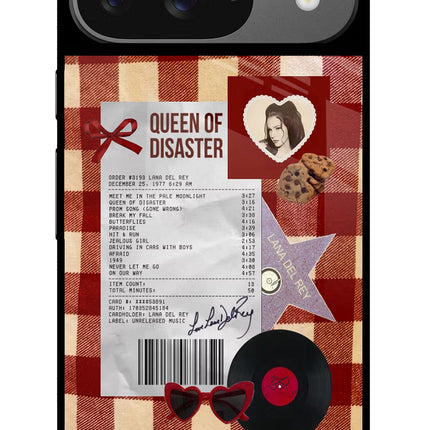 Queen of Disaster Google Pixel 9 Glass Case