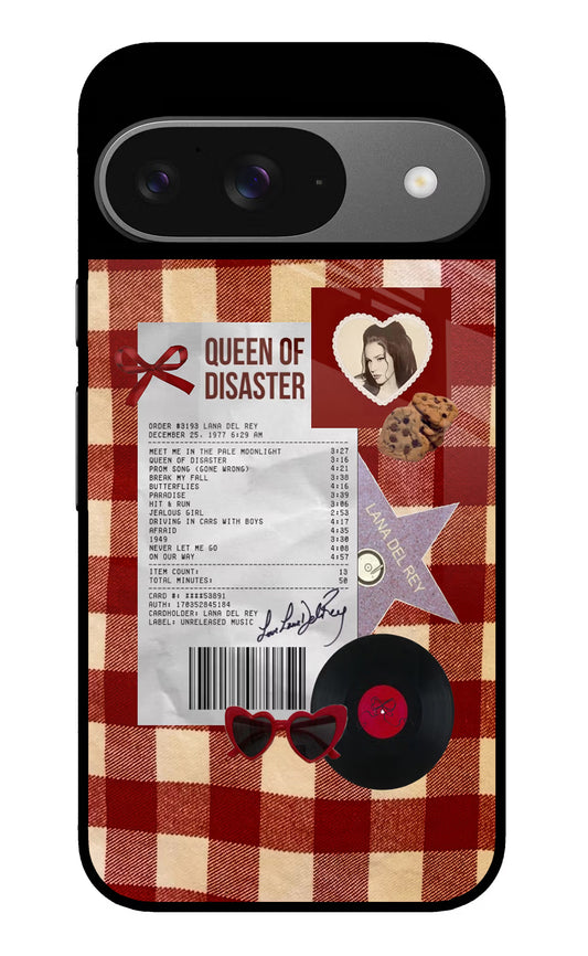 Queen of Disaster Google Pixel 9 Glass Case