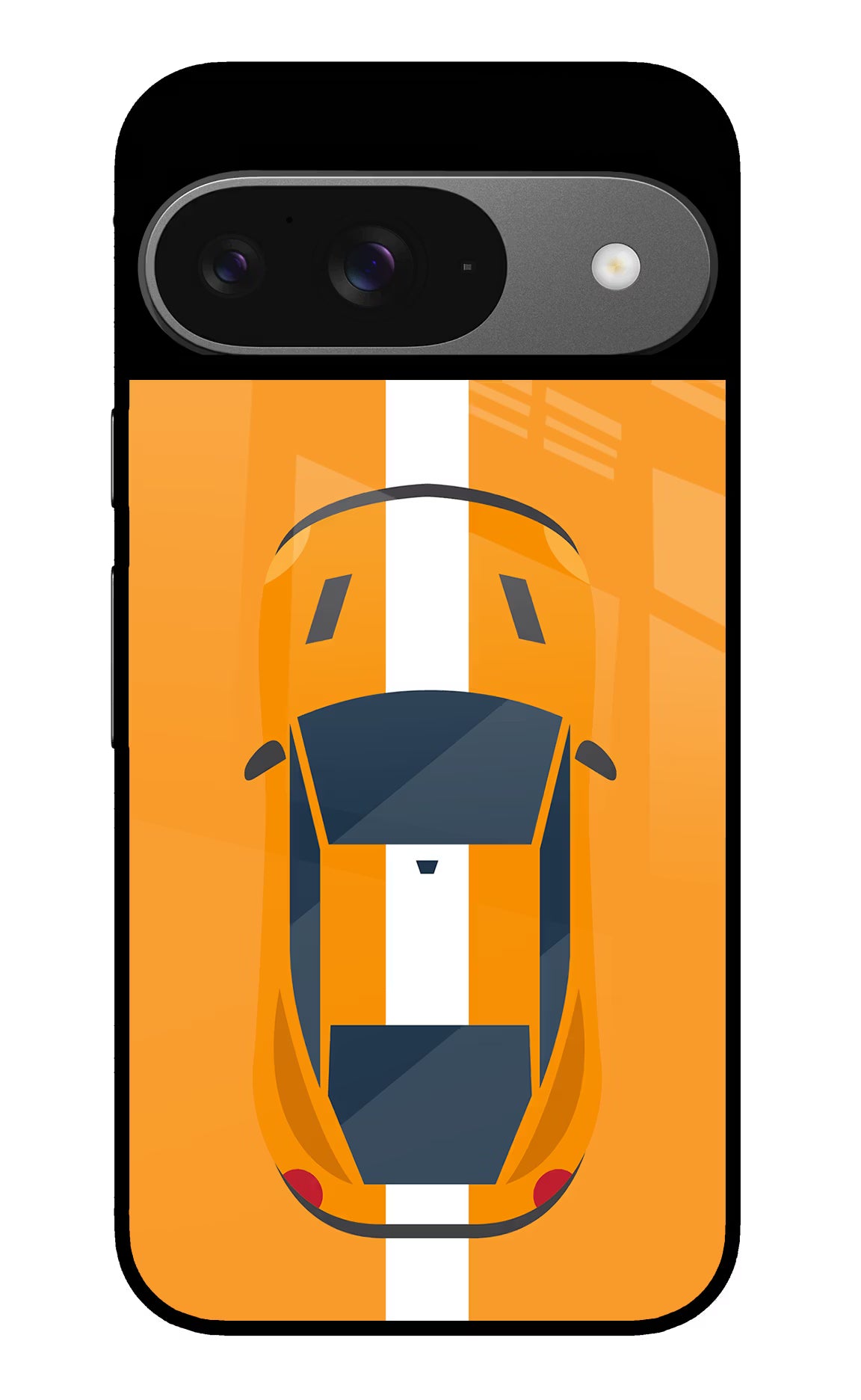 Highway Pursuit Google Pixel 9 Glass Case Back Cover by Casekaro