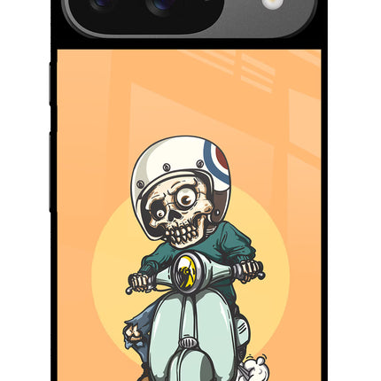 Undead Biker Google Pixel 9 Glass Case