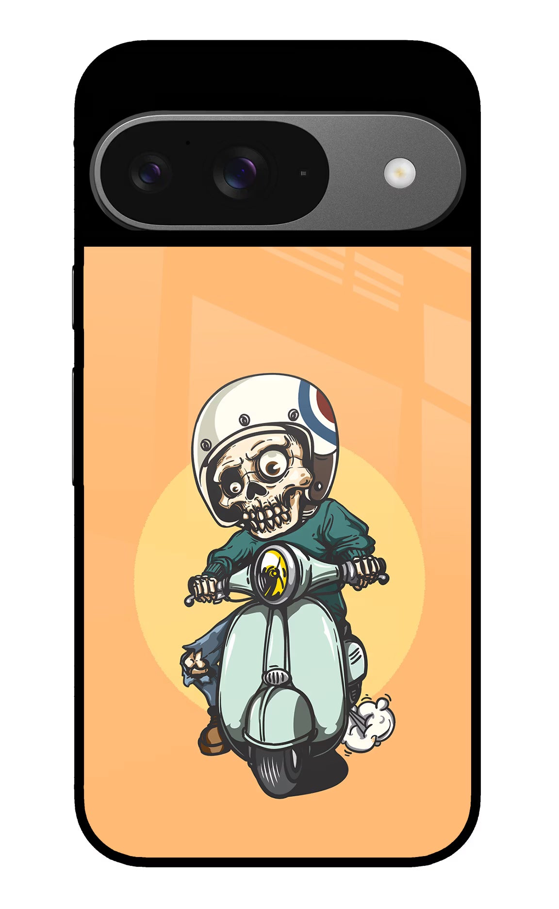 Undead Biker Google Pixel 9 Glass Case