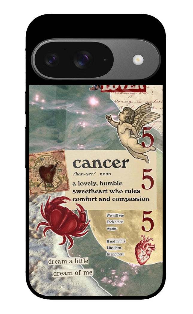 Cancer Zodiac Google Pixel 9 Glass Case