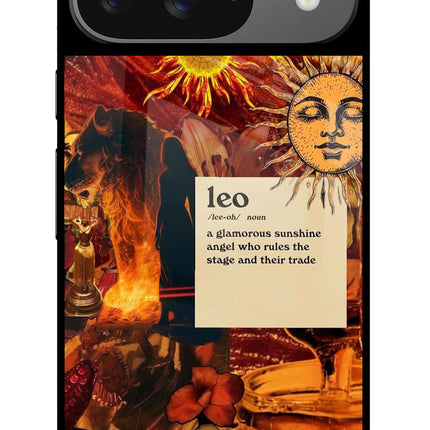 Leo Zodiac Google Pixel 9 Glass Case