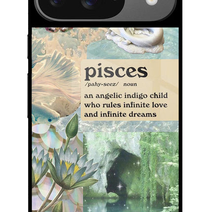 Pisces Zodiac Google Pixel 9 Glass Case