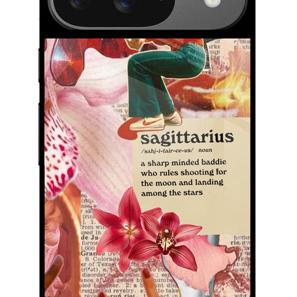 Sagittarius Zodiac Google Pixel 9 Glass Case