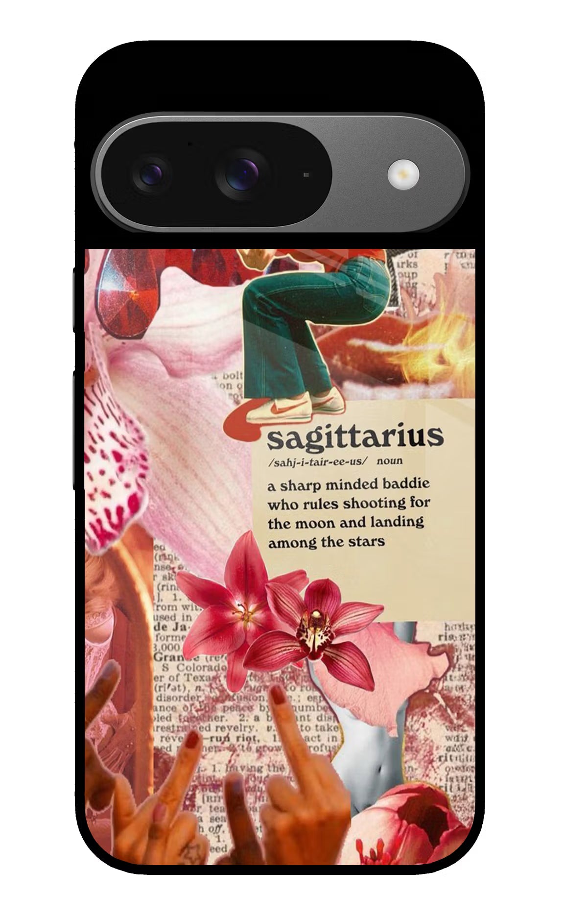 Sagittarius Zodiac Google Pixel 9 Glass Case
