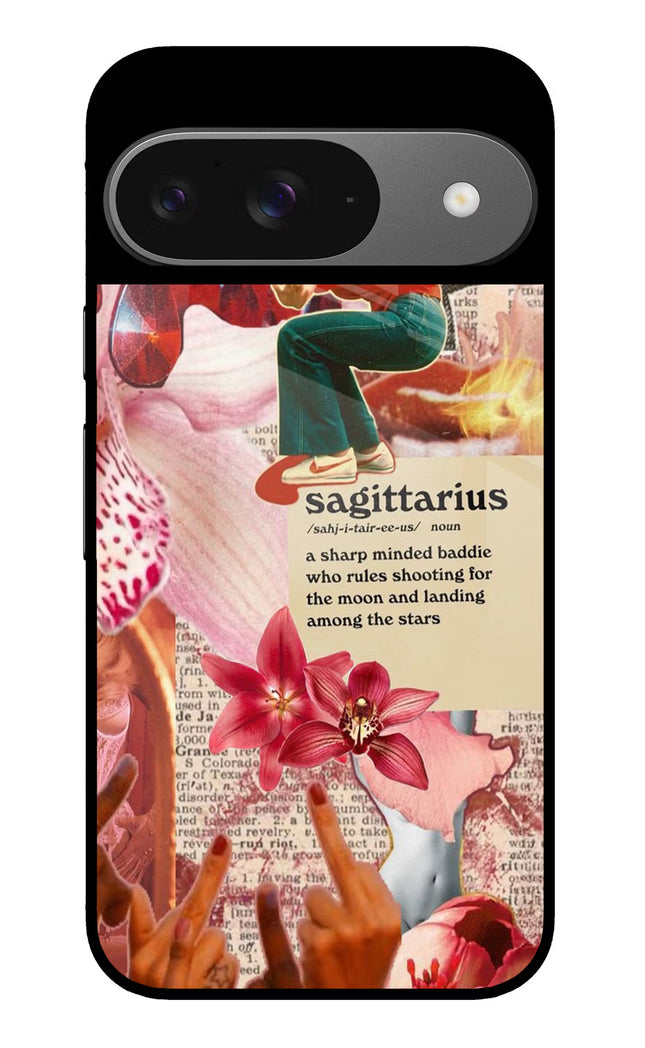 Sagittarius Zodiac Google Pixel 9 Glass Case