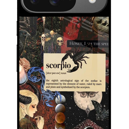 Scorpio Zodiac Google Pixel 9 Glass Case