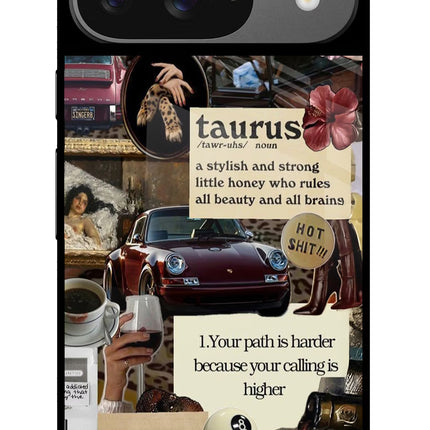 Taurus Zodiac Google Pixel 9 Glass Case