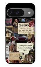 Taurus Zodiac Google Pixel 9 Glass Case