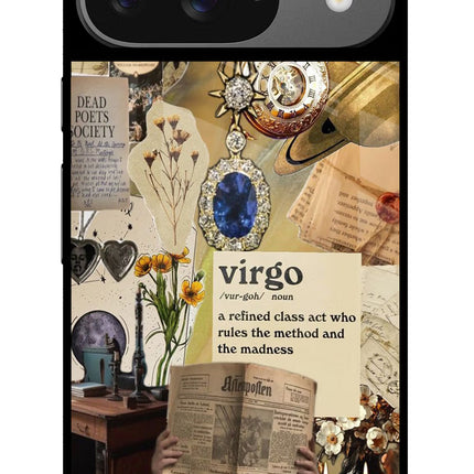 Virgo Zodiac Google Pixel 9 Glass Case