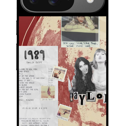 Taylor Swift Google Pixel 9 Glass Case