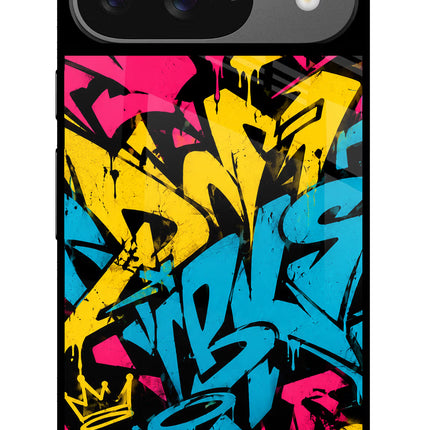 Graffiti Vibe Google Pixel 9 Glass Case