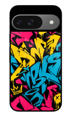 Graffiti Vibe Google Pixel 9 Glass Case