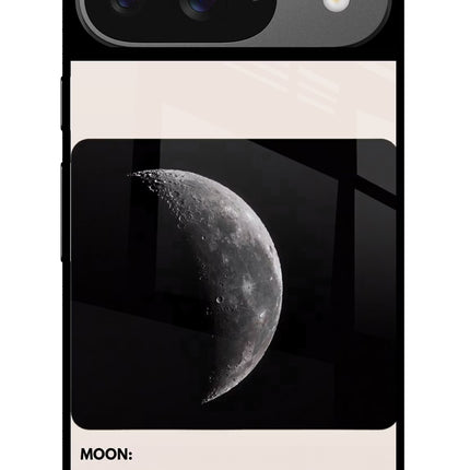 Moon Phase Google Pixel 9 Glass Case
