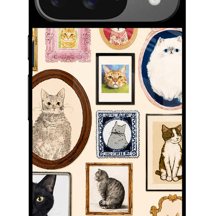 Mirror Cats Google Pixel 9 Glass Case