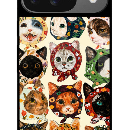 Cool Cat Google Pixel 9 Glass Case