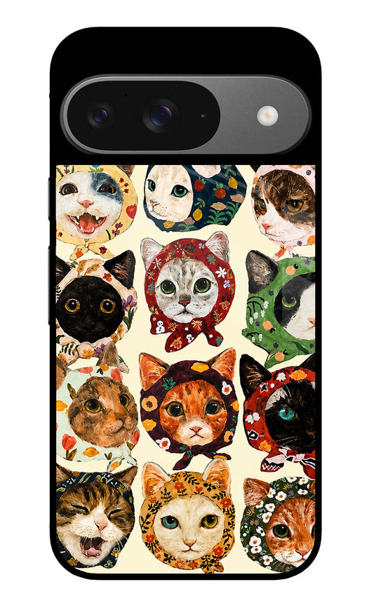 Cool Cat Google Pixel 9 Glass Case