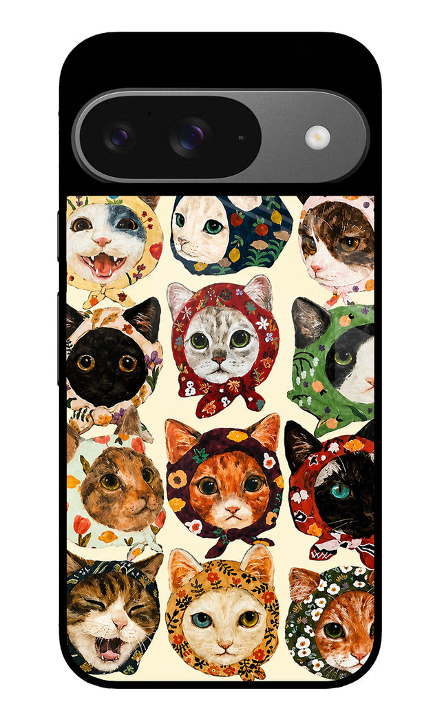 Cool Cat Google Pixel 9 Glass Case