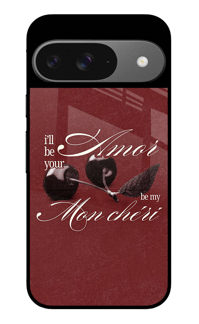 Velvet Cherry Google Pixel 9 Glass Case