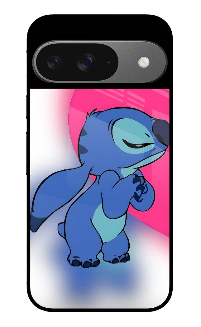 Stitch Hug Google Pixel 9 Glass Case