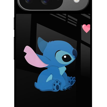 Stitch Crush Google Pixel 9 Glass Case