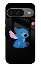 Stitch Crush Google Pixel 9 Glass Case