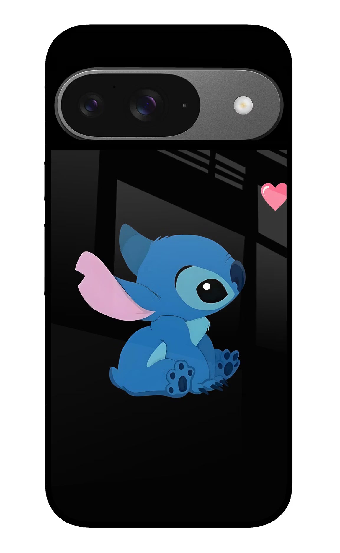 Stitch Crush Google Pixel 9 Glass Case