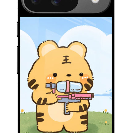 Tiger Treat Google Pixel 9 Glass Case