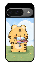Tiger Treat Google Pixel 9 Glass Case