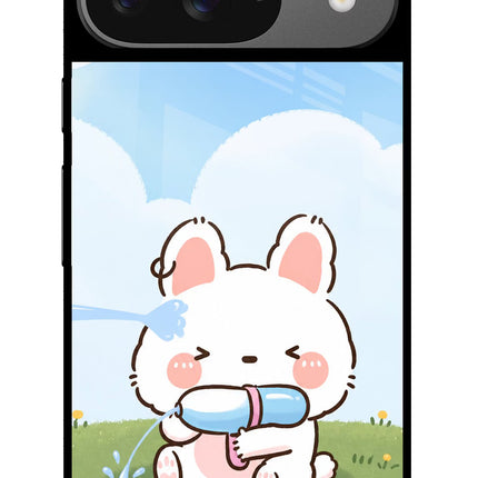 Bunny Treat Google Pixel 9 Glass Case