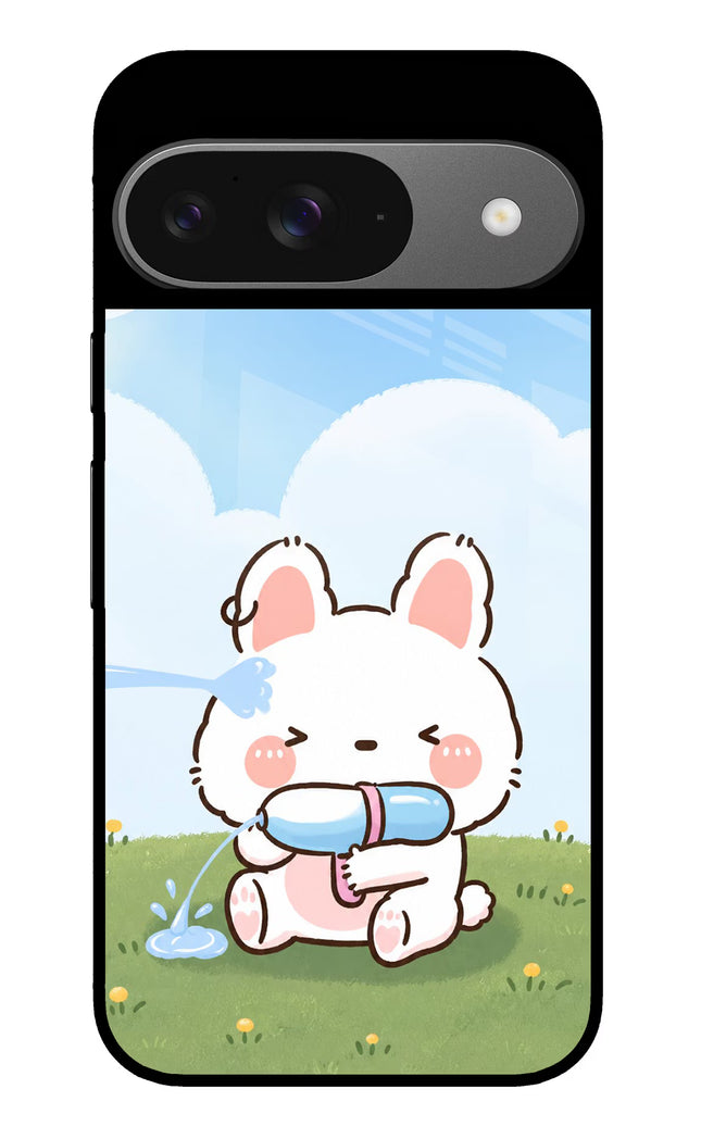 Bunny Treat Google Pixel 9 Glass Case