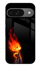 Ember Flame Google Pixel 9 Glass Case