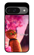 Always Cat Google Pixel 9 Glass Case